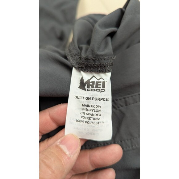 REI Co Op Pants Mens 34X32 Gray Sahara Convertible Cargo Outdoor Hiking 131001 - Picture 11 of 16